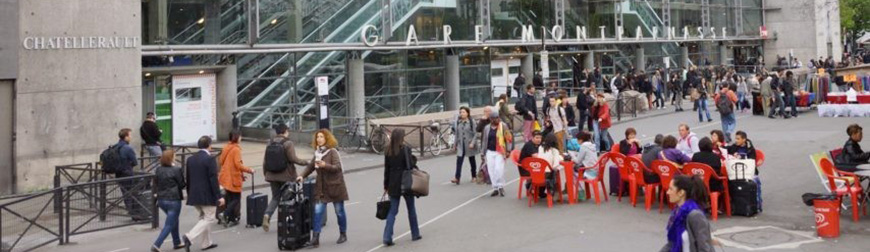 moto taxi gare Montparnasse